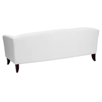 Flash Furniture Hercules Imperial Series Ivory Leather Sofa 4 Flash Furniture Hercules Imperial Series Ivory Leather Sofa - Image 2