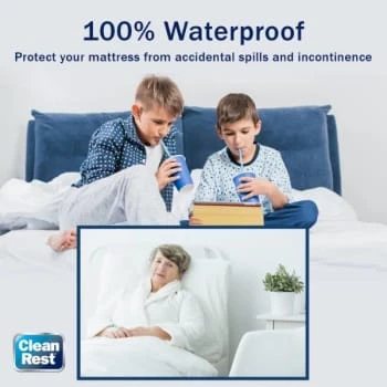 Cleanrest® Fitted Waterproof Mattress Cover, Full Xl, Case Of 4 6 Cleanrest® Fitted Waterproof Mattress Cover, Full Xl, Case Of 4 - Image 4