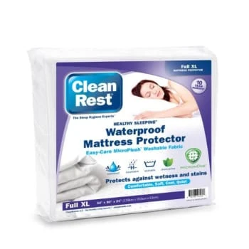 Cleanrest® Fitted Waterproof Mattress Cover, Full Xl, Case Of 4 3 Cleanrest® Fitted Waterproof Mattress Cover, Full Xl, Case Of 4