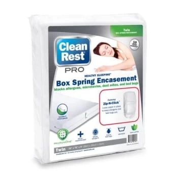 Cleanrest Pro Box Spring Encasement Twin, Case Of 4 3 Cleanrest Pro Box Spring Encasement Twin, Case Of 4