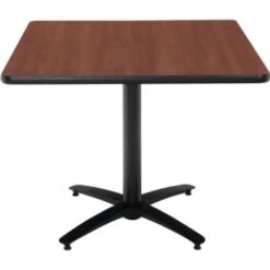 Kfi Seating 36 In Square Cafe Table (Mahogany)