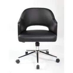 Boss Office Products Black Vinyl Hospitality Chair -Household Supplies Store 116679 w DetailedProductView5 Lg