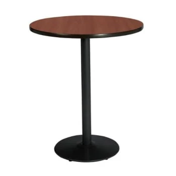 Kfi Seating 30 In Round Bistro Table W/ Mahogany Top 3 Kfi Seating 30 In Round Bistro Table W/ Mahogany Top