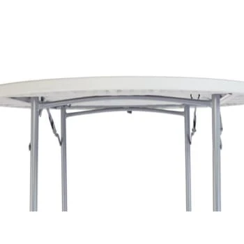 National Public Seating® Round Folding Table 30hx48"d Gray Speckled 4 National Public Seating® Round Folding Table 30hx48"d Gray Speckled - Image 2