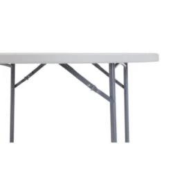 National Public Seating® Round Folding Table 30hx48"d Gray Speckled 9 National Public Seating® Round Folding Table 30hx48"d Gray Speckled -Household Supplies Store 123040 w DetailedProductView2 Lg