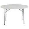 National Public Seating® Round Folding Table 30hx48"d Gray Speckled -Household Supplies Store 123040 w MainProductImage Lg