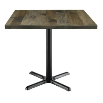 Kfi Seating Urban Loft 36 X 36 X 29 In Square Vintage Wood Break Room Table (Barnwood) 3 Kfi Seating Urban Loft 36 X 36 X 29 In Square Vintage Wood Break Room Table (Barnwood)