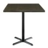 Kfi Seating Urban Loft 36 X 36 X 41 In Square Vintage Wood Break Room Table (Espresso) -Household Supplies Store 123385 w MainProductImage Lg