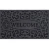 Apache Mills "welcome" Outdoor Floor Mat With Iron Gate Pattern, 18" X 30", Gray, Case Of 4 2 Apache Mills "welcome" Outdoor Floor Mat With Iron Gate Pattern, 18" X 30", Gray, Case Of 4 -Household Supplies Store 128047 v MainProductImage Lg 1