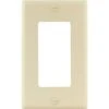 Titan3 1-Gang Wrinkle Rocker Wall Plate (25-Pack) (Ivory)