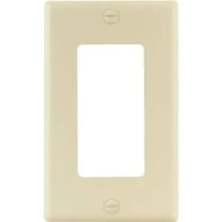 Titan3 1-Gang Wrinkle Rocker Wall Plate (25-Pack) (Ivory)