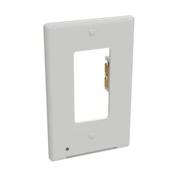 Westek 1-Gang Plastic Duplex Wall Plate W/ Nightlight (White) 3 Westek 1-Gang Plastic Duplex Wall Plate W/ Nightlight (White)