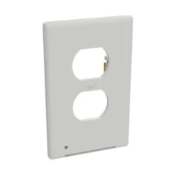 Westek Lumicover Core Classic Wall Plate W/ Nightlight (White)
