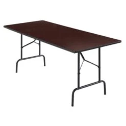 Realspace Walnut Folding Table 6'