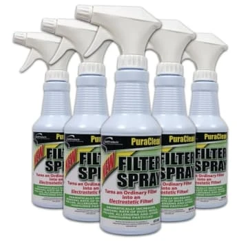 Qwikproducts Puraclean® Filter Spray 16 Ounce Bottle 3 Qwikproducts Puraclean® Filter Spray 16 Ounce Bottle