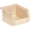 Quantum Storage Systems® Ivory 5-3/8 X 4-1/8 X 3 In Stack And Hang Bin Package Of 24 -Household Supplies Store 159742 w MainProductImage Lg
