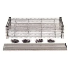 Quantum Storage Systems® 24x48x72 In 4-Shelf Wire Shelving Unit With Chrome Finish -Household Supplies Store 159786 w DetailedProductView1 Lg