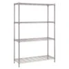 Quantum Storage Systems® 24x48x72 In 4-Shelf Wire Shelving Unit With Chrome Finish -Household Supplies Store 159786 w MainProductImage Lg
