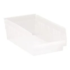 Quantum Storage Systems® Economy 4 In Clear Shelf Bin 11-5/8 X 6-5/8 X 4 Package Of 30