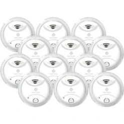 First Alert® Brk® 10 Year Lithium Battery-Operated Smoke Alarm, Package Of 12 -Household Supplies Store 164538 v CompositeImage Lg