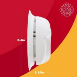 First Alert® Brk® 10 Year Lithium Battery-Operated Smoke Alarm, Package Of 12 -Household Supplies Store 164538 w DetailedProductView5 Lg