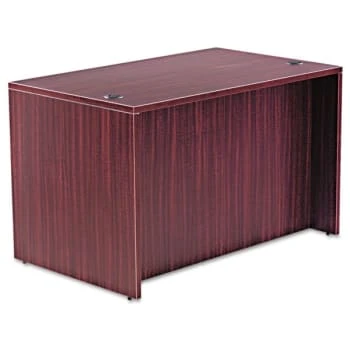 Alera® Valencia Series Straight Desk Shell, 47 1/4w X 29 1/2d X29 5/8h, Mahogany 3 Alera® Valencia Series Straight Desk Shell, 47 1/4w X 29 1/2d X29 5/8h, Mahogany