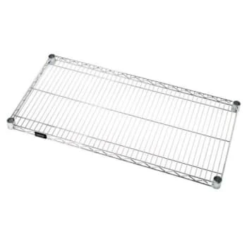 Quantum Storage Systems® One Wire Shelf - Chrome 24w X 42l Inch 3 Quantum Storage Systems® One Wire Shelf - Chrome 24w X 42l Inch