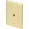 Adamax Surface Phone Jack Wall Plate, Ivory, Package Of 5 -Household Supplies Store 190298 v MainProductImage HDS Lg