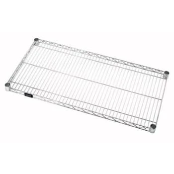 Quantum Storage Systems® Chrome Nsf Wire Shelf 14wx42l Inches 3 Quantum Storage Systems® Chrome Nsf Wire Shelf 14wx42l Inches