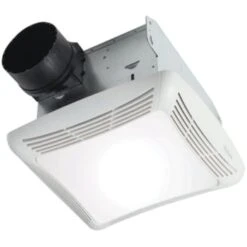 Broan 80 Cfm Ventilation Fan With Interchangeable Bulb, 2.5 Sones