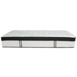 Flash Furniture 12 Inch Memory Foam And Pocket Spring Mattress Twin 14 Flash Furniture 12 Inch Memory Foam And Pocket Spring Mattress Twin -Household Supplies Store 203746 w LeftView Lg