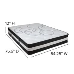 Flash Furniture 12 Inch Hybrid Mattress, Full Mattress In A Box -Household Supplies Store 203747 w DetailedProductView4 Lg