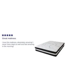 Flash Furniture 12 Inch Hybrid Mattress, King Mattress In A Box 24 Flash Furniture 12 Inch Hybrid Mattress, King Mattress In A Box -Household Supplies Store 203748 w DetailedProductView11 Lg