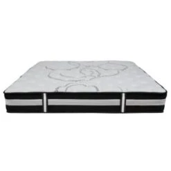 Flash Furniture 12 Inch Hybrid Mattress, King Mattress In A Box 15 Flash Furniture 12 Inch Hybrid Mattress, King Mattress In A Box -Household Supplies Store 203748 w LeftView Lg