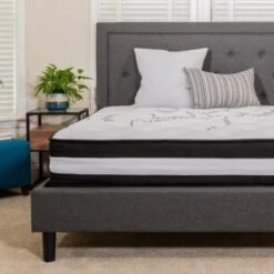 Flash Furniture 10 Inch Hybrid Mattress, Queen Mattress In A Box 23 Flash Furniture 10 Inch Hybrid Mattress, Queen Mattress In A Box -Household Supplies Store 203753 w LifestyleImage Lg