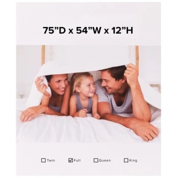 Flash Furniture Mattress Pad White Fits 8 Inch -21 Inch Mattresses Full 6 Flash Furniture Mattress Pad White Fits 8 Inch -21 Inch Mattresses Full - Image 4