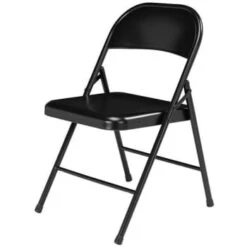 National Public Seating® All-Steel Folding Chair Black Case Of 4 -Household Supplies Store 207134 DetailedProductView1 Lg