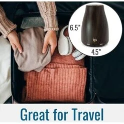 Healthsmart Essential Oil Diffuser & Cool Mist Humidifier For Small Rooms, Wood -Household Supplies Store 208759 w DetailedProductView6 Lg