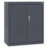 Sandusky Counter Height Cabinet In Charcoal, 36 In. W X 42 In. H X 24 In. D -Household Supplies Store 211269 w MainProductImage Lg