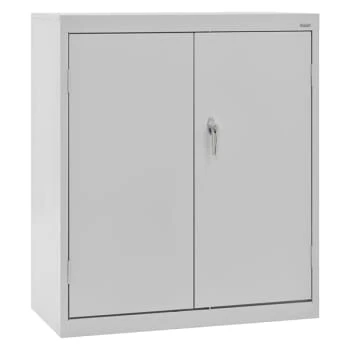 Sandusky Counter Height Cabinet In Gray, 36 In. W X 42 In. H X 24 In. D 3 Sandusky Counter Height Cabinet In Gray, 36 In. W X 42 In. H X 24 In. D