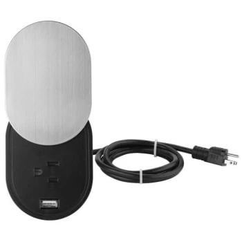 Link2home Space Saver Grommet Socket, 1 Power Outlet 15a, 1 Usb Port 2.4a 4 Link2home Space Saver Grommet Socket, 1 Power Outlet 15a, 1 Usb Port 2.4a - Image 2