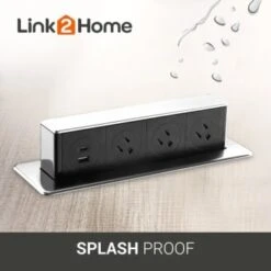 Link2home Space Saver Pop Up With Type-C Usb, 3 Power Outlets 15a, 2 Usb Ports -Household Supplies Store 212979 DetailedProductView3 Lg