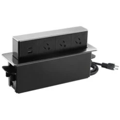 Link2home Space Saver Pop Up With Type-C Usb, 3 Power Outlets 15a, 2 Usb Ports