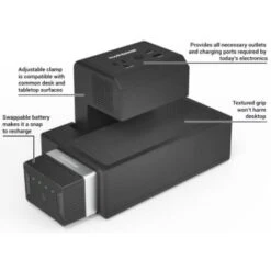 Luxor Kwikboost Edgepower Clamp-On Desktop Charging Unit -Household Supplies Store 213042 w DetailedProductView3 Lg