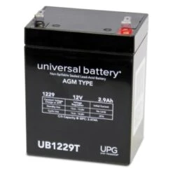 Universal Power Group 12v 2.9ah F1 Term Sealed Lead Acid Agm Rechargeable Battery
