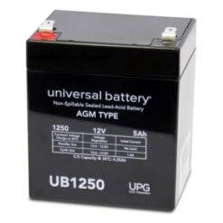 Universal Power Group 12v 5ah F2 Term Sealed Lead Acid Agm Rechargeable Battery