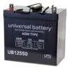 Universal Power Group 12v55ah + On L Z1 Term Seald Lead Acid Agm Rchrgbl Battery