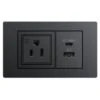 Teleadapt Powerhub Mini With Tamper Resistant Us Outlet Usb-A & Usb-C Black