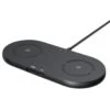 Teleadapt Chargeport Duo Desktop Dual Qi Wireless Charger, Black