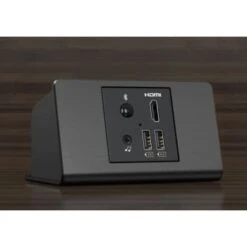 Teleadapt Mediahub Uhd Desktop With Bluetooth, Two Usb Ports,black -Household Supplies Store 216814 LifestyleImage Lg